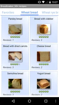 Breadmaker 50 Recipes android App screenshot 3